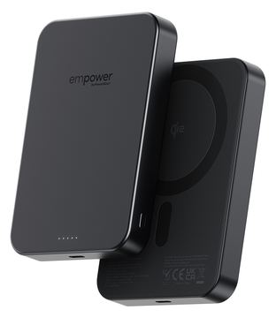 PanzerGlass empower Powerbank 10000mAh Space Black von LumaTech