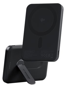 PanzerGlass empower Powerbank w. Spin Stand 5000mAh Space Black von LumaTech