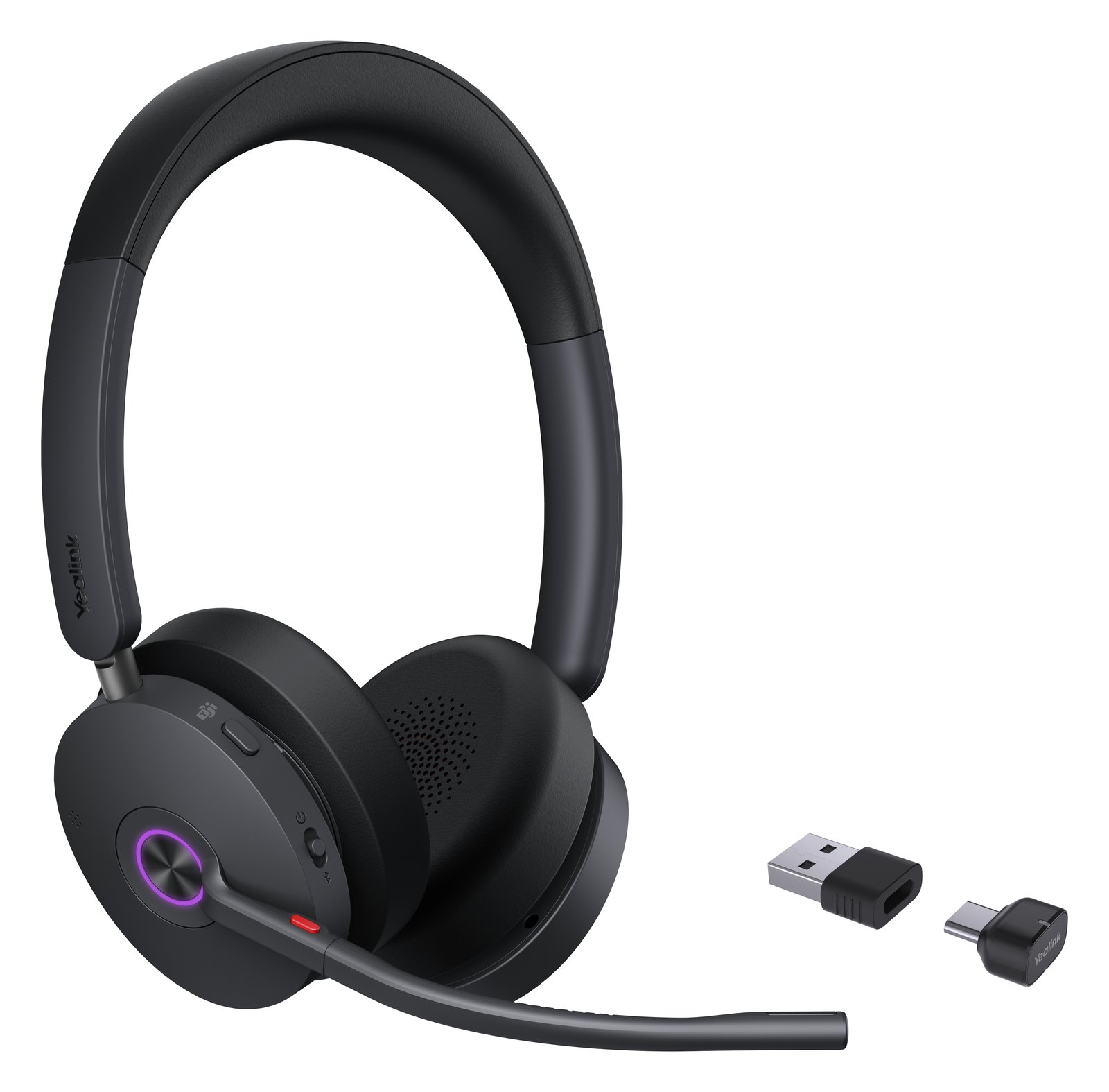 Yealink BH74 - Headset - On-Ear - Bluetooth - kabellos - Rauschunterdrückung - USB-C via Bluetooth - Microsoft Teams