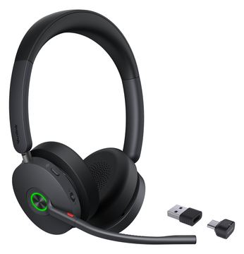 Yealink BH74 - Headset - On-Ear - Bluetooth - kabellos- Rauschunterdrückung - USB-C via Bluetooth - UC-zertifiziert von LumaTech