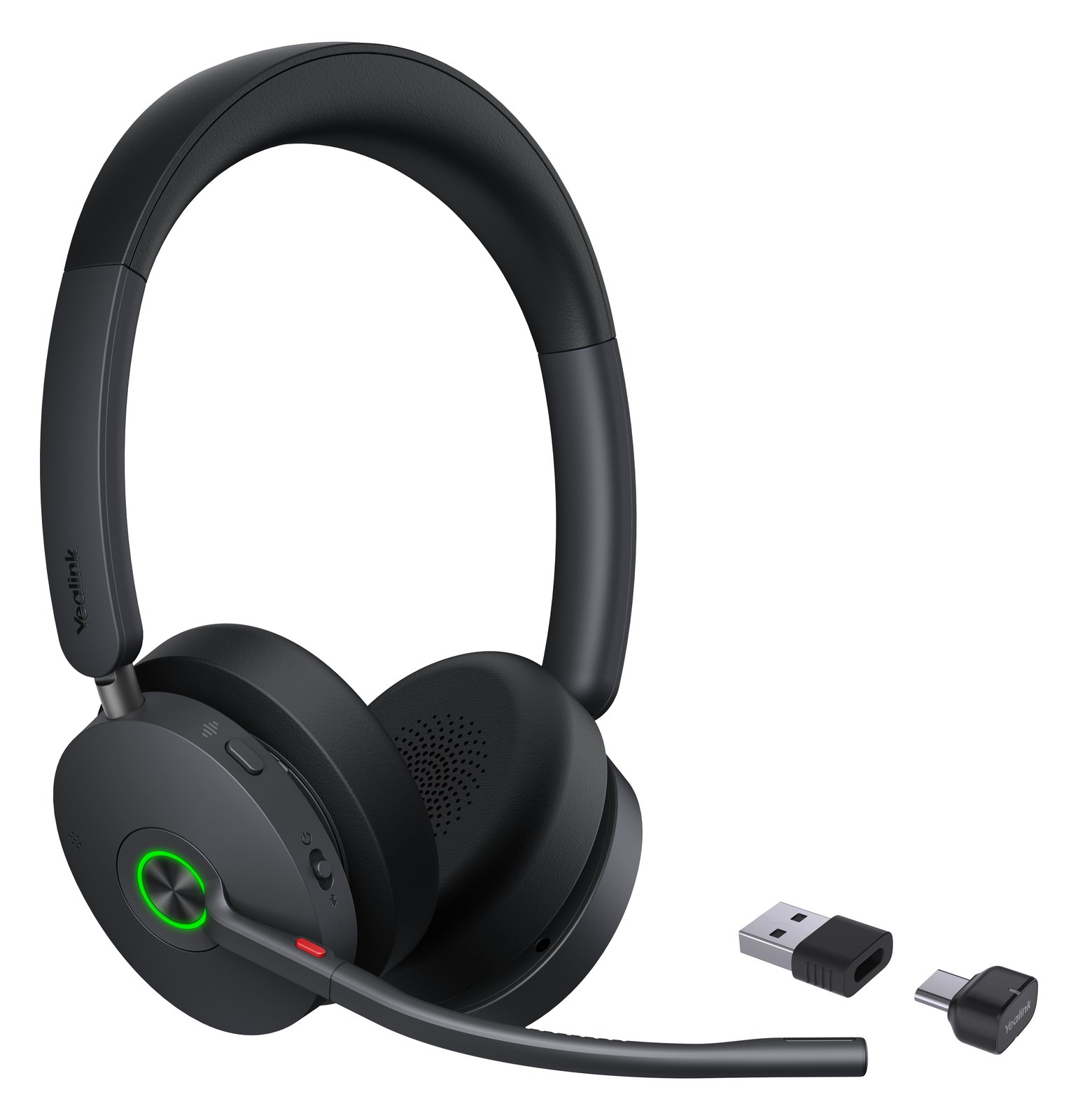 Yealink BH74 - Headset - On-Ear - Bluetooth - kabellos- Rauschunterdrückung - USB-C via Bluetooth - UC-zertifiziert