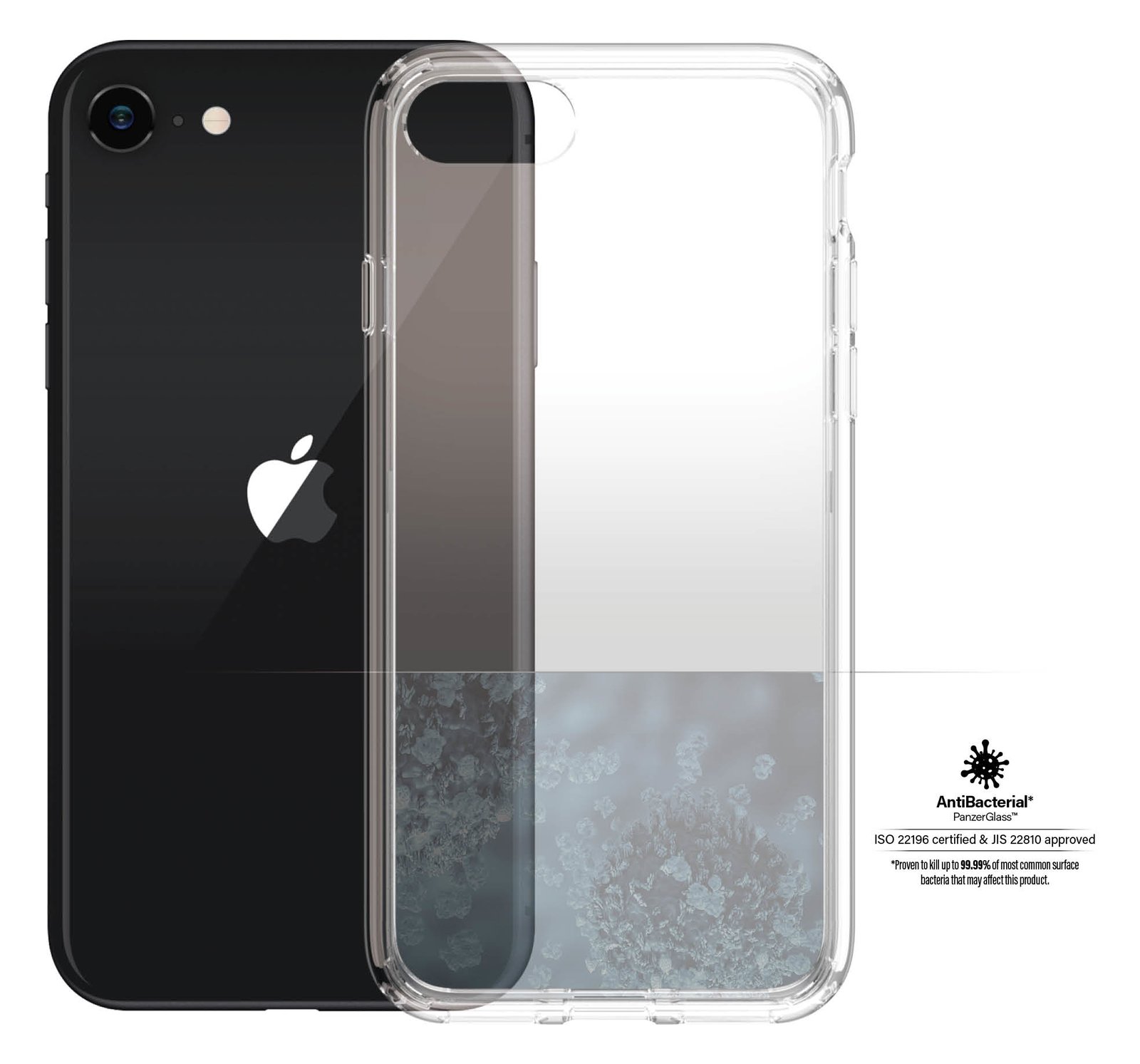 PanzerGlass HardCase Clear Edition - Hintere Abdeckung für Mobiltelefon - antibakteriell - Polycarbonat, 100 % recycelt