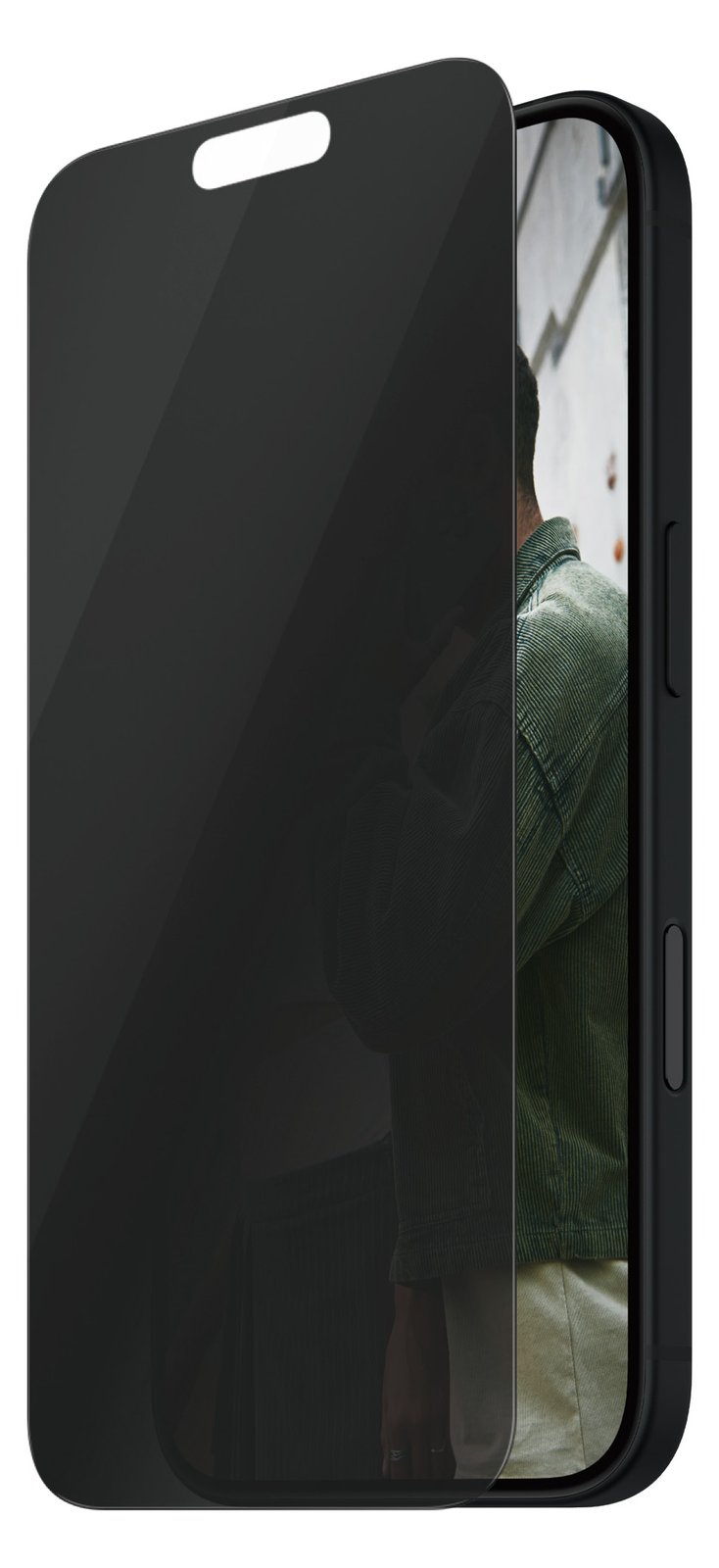 PanzerGlass SAFE. by PanzerGlass - Bildschirmschutz für Apple iPhone 15 & 16 - Glas - mit Sichtschutzfilter (50er Pack)