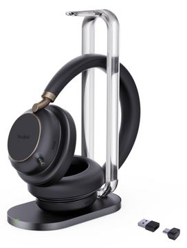 Yealink BH76 Plus - Headset - On-Ear / Fullsize - wireless charging stand - Bluetooth - kabellos - Rauschunterdrückung von LumaTech