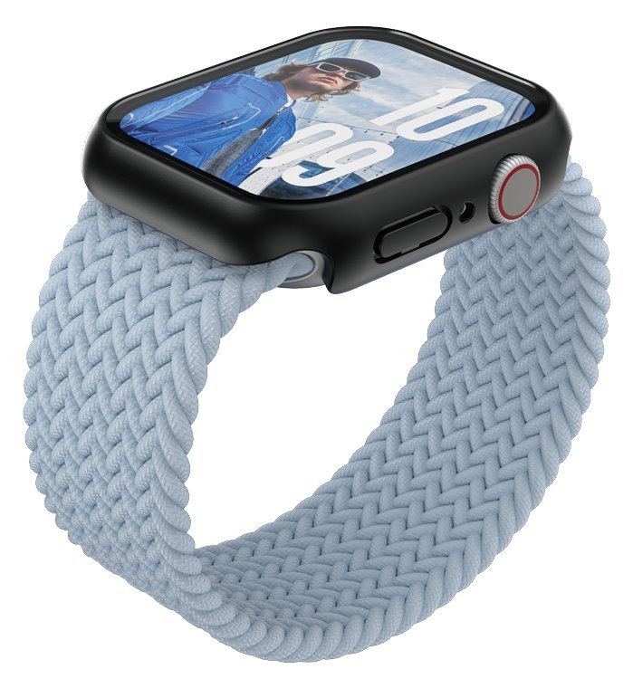 PanzerGlass Snappie - Schutzabdeckung Frontcover für Smartwatch - 100 % recyceltes Polycarbonat, gehärtetes Glas
