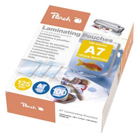 Peach 125 Mikron - 100er-Pack - A7 (74 x 105