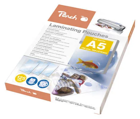 Peach 125 Mikron - 100er-Pack - durchsichtig, Ansicht 2