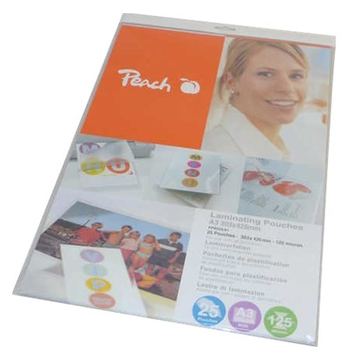 Peach 125 Mikron - 25er-Pack - durchsichtig - A3 Plus (303 x 426 mm) von LumaTech