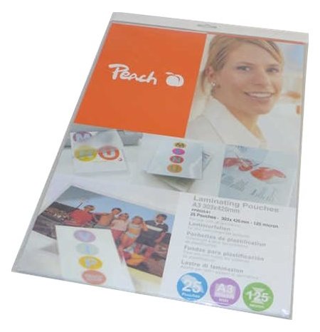 Peach 125 Mikron - 25er-Pack - durchsichtig - A3 Plus (303 x 426 mm)