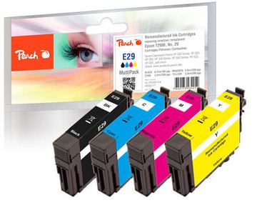 Peach 320117 - Tinte auf Pigmentbasis - Schwarz - Cyan - Magenta - Gelb - Epson - Multi pack von LumaTech