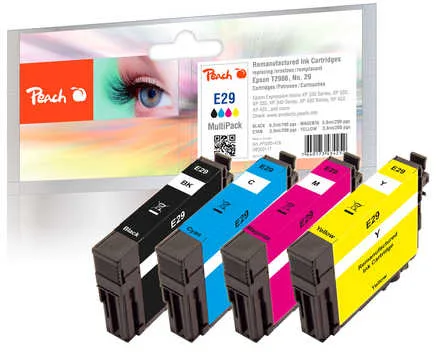 Peach 320117 - Tinte auf Pigmentbasis - Schwarz - Cyan - Magenta - Gelb - Epson - Multi pack, Ansicht 2