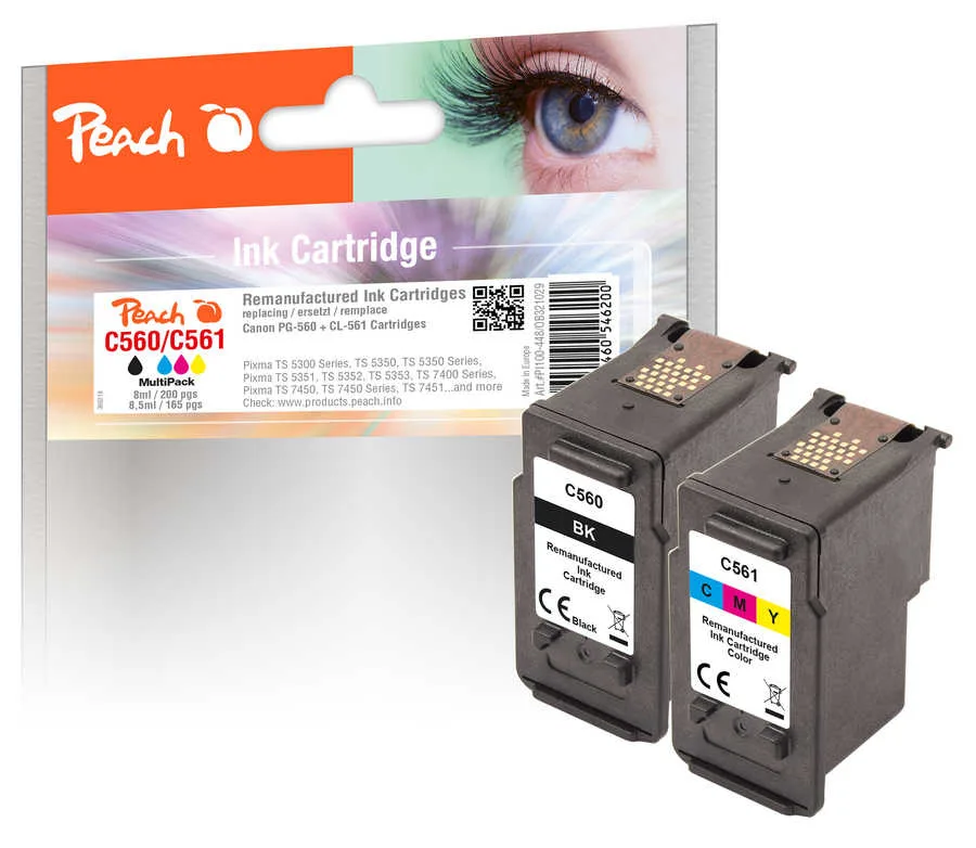 Peach 321029 - Standardertrag - 8 ml - 8,5 ml - 200 Seiten - 2 Stück(e) - Doppelpack, Ansicht 2