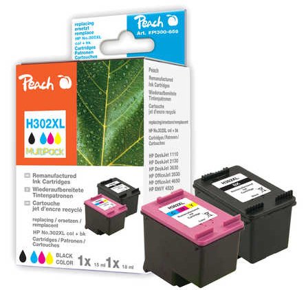 Peach Multi Pack - 2er-Pack - Schwarz, Farbe (Cyan, Magenta, Gelb)