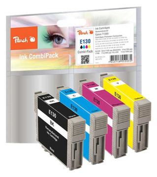 Peach Multi Pack - 4er-Pack - Schwarz, Gelb, Cyan, Magenta - (Alternative zu: Epson T1301, Epson T1302, Epson T1303,...) von LumaTech