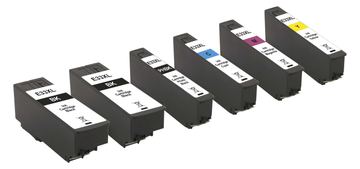 Peach Multi Pack Plus XL - 6er-Pack - Schwarz, Gelb, Cyan, Magenta - Tintenpatrone (Alternative zu: Epson 33XL,...) von LumaTech