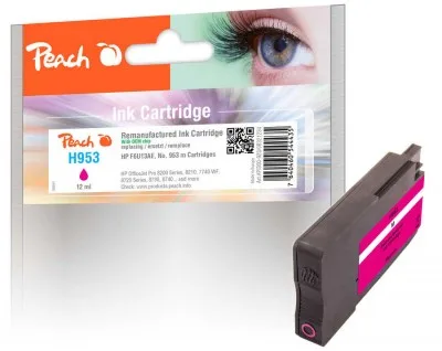 Peach Patrone HP Nr.953 magenta mit OEM Chip remanufactured - Wiederaufbereitet - Kompatibel, Ansicht 2