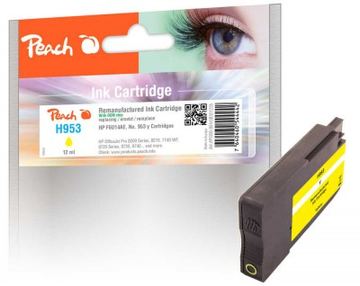 Peach Patrone HP Nr.953 yellow mit OEM Chip remanufactured - Wiederaufbereitet - Kompatibel von LumaTech