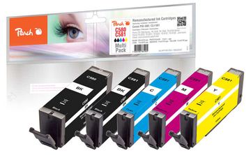Peach PI100-356 - Kompatibel - Schwarz - Cyan - Magenta - Gelb - Canon - Multipack - Pixma TR 7500 Series von LumaTech