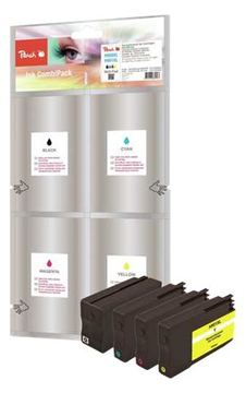 Peach Spar Pack - 4er-Pack - XL-Kapazität - Schwarz, Gelb, Cyan, Magenta - (Alternative zu: HP 950XL, HP 951XL) von LumaTech
