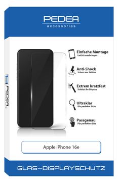 PEDEA Display-Schutzglas für Apple iPhone 16e von LumaTech