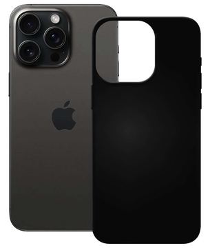 PEDEA Soft TPU Case für Apple iPhone 16 Pro black von LumaTech