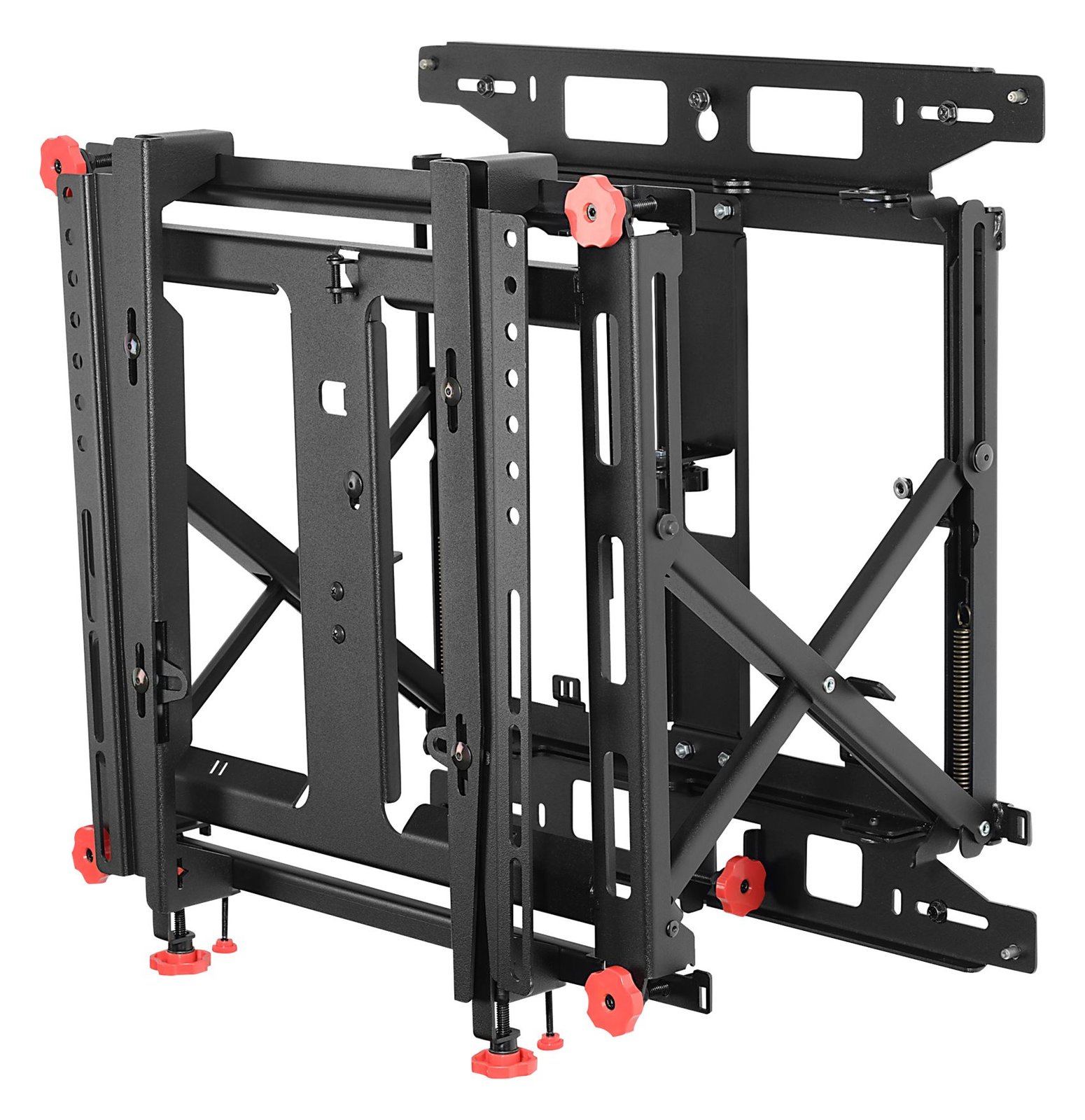 Peerless SmartMount Supreme Full Service Video Wall Mount with Quick Release - Klammer - für Videoleinwand - Schwarz