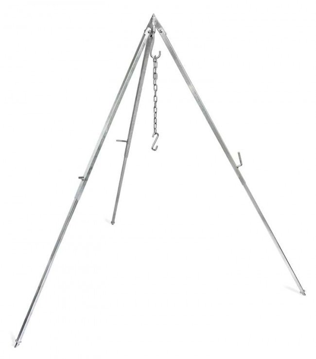 Petromax Dreibein mit Kette & Haken - Stativ - Edelstahl