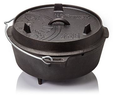 Petromax FT12 - 14 l - Rund - Eisenguss - Schwarz von LumaTech