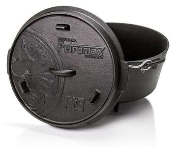 Petromax FT9 - 8,5 l - Quadratisch - Eisenguss - Schwarz von LumaTech