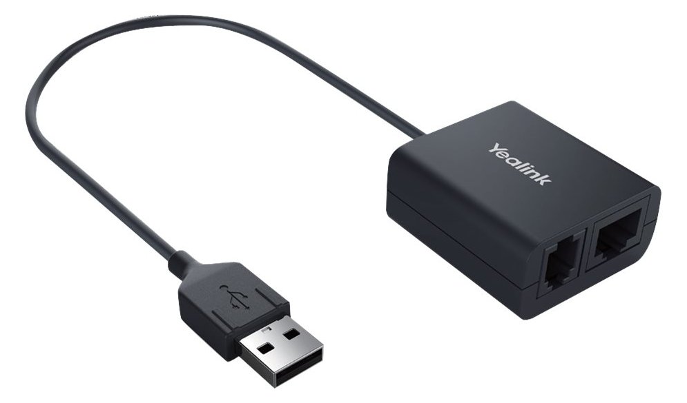 Yealink EHS40 - Kabelloser Headset-Adapter für drahtloses Headset, VoIP-Telefon