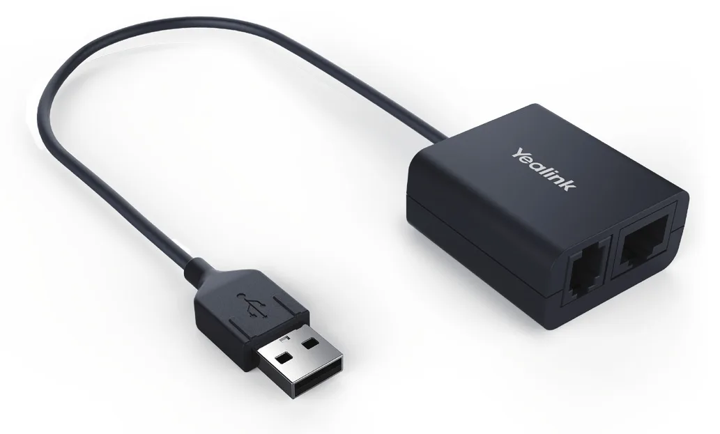 Yealink EHS40 - Kabelloser Headset-Adapter für drahtloses Headset, VoIP-Telefon, Ansicht 2