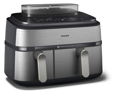 Philips Airfryer NA555 00 Dual Basket 9L silver NA555/00 von LumaTech