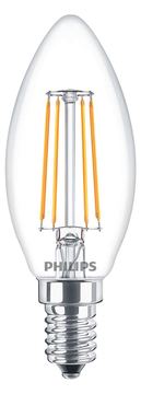 Philips Classic LEDCandle - Glühbirne mit LED-Filament - Form: B35 - klar Finish - E14 - 4 W (Entsprechung 40 W) von LumaTech