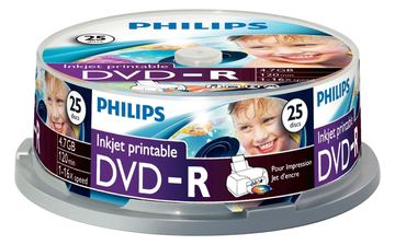 Philips DM4I6B25F - 25 x DVD-R - 4.7 GB (120 Min.) von LumaTech