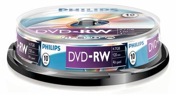 Philips DN4S4B10F - 10 x DVD-RW - 4.7 GB (120 Min.) von LumaTech