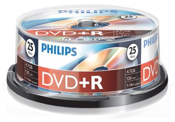 Philips DR4S6B25F - 25 x DVD+R - 4.7 GB (120 Min.) von LumaTech