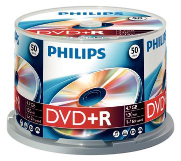 Philips DR4S6B50F - 50 x DVD+R - 4.7 GB (120 Min.) von LumaTech