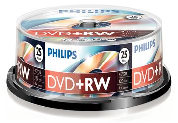 Philips DW4S4B25F - 25 x DVD+RW - 4.7 GB (120 Min.) von LumaTech