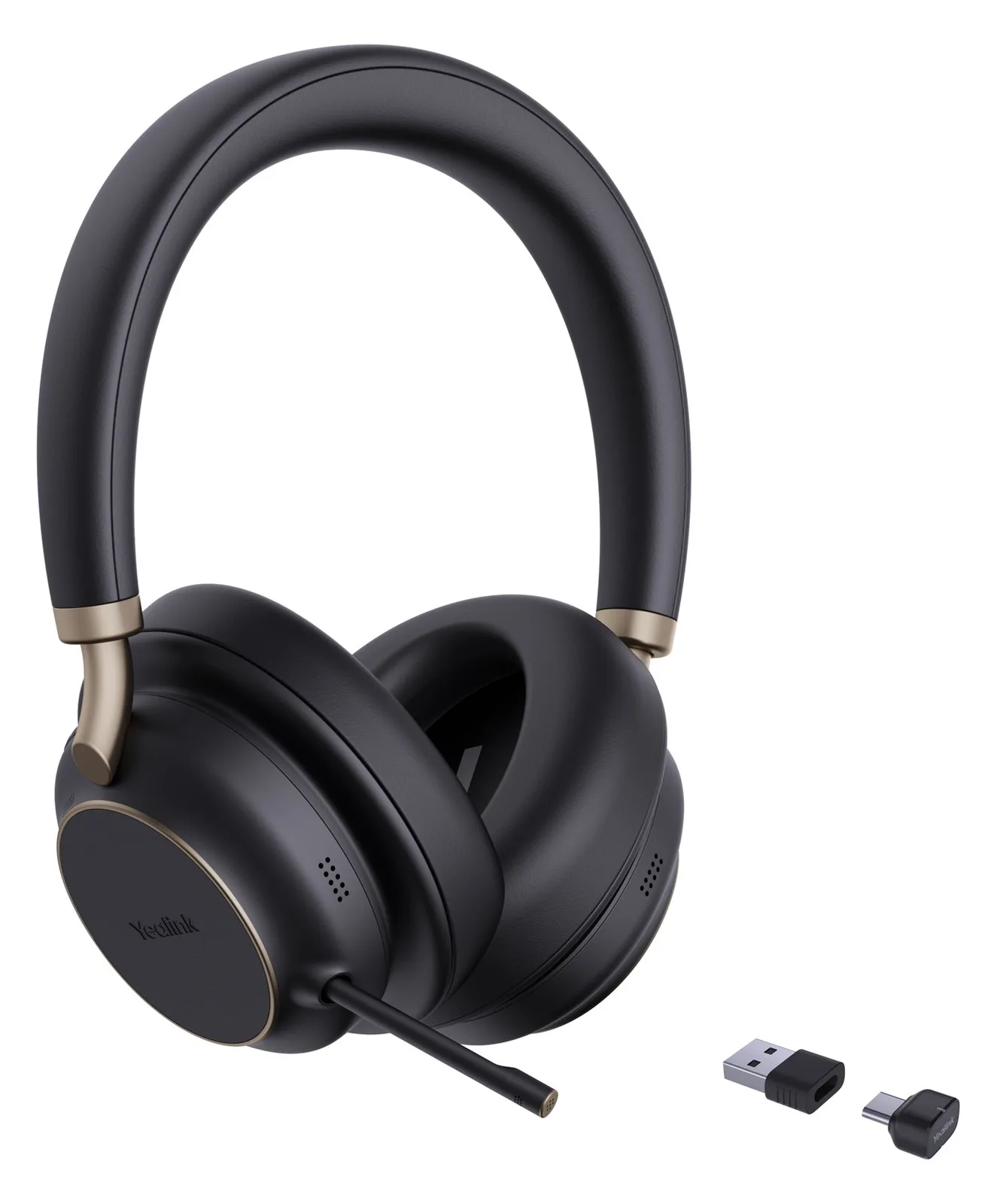 Yealink Headset BH 76 Plus Teams Black USB-C/A - Headset - Kabellos, Ansicht 3
