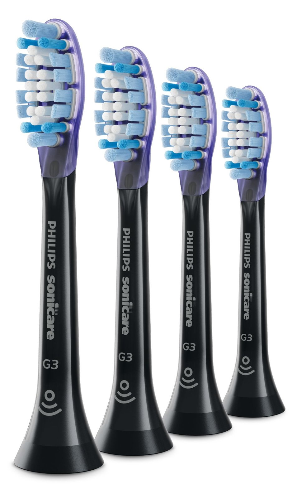 Philips G3 Premium Gum Care HX9054/33 Standard-Bürstenköpfe für Schallzahnbürste - 4 Stück(e) - Schwarz - Weich