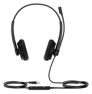 Yealink Headset Uh34 Lite Dual Teams USB-C/A - Headset - 20 KHz von LumaTech