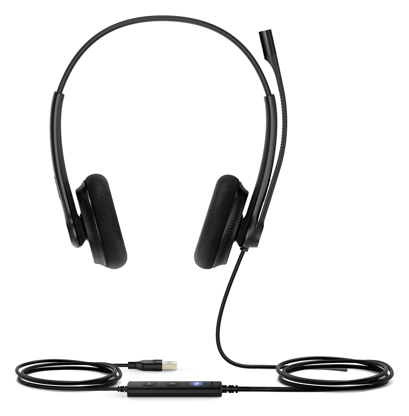 Yealink Headset Uh34 Lite Dual Teams USB-C/A - Headset - 20 KHz