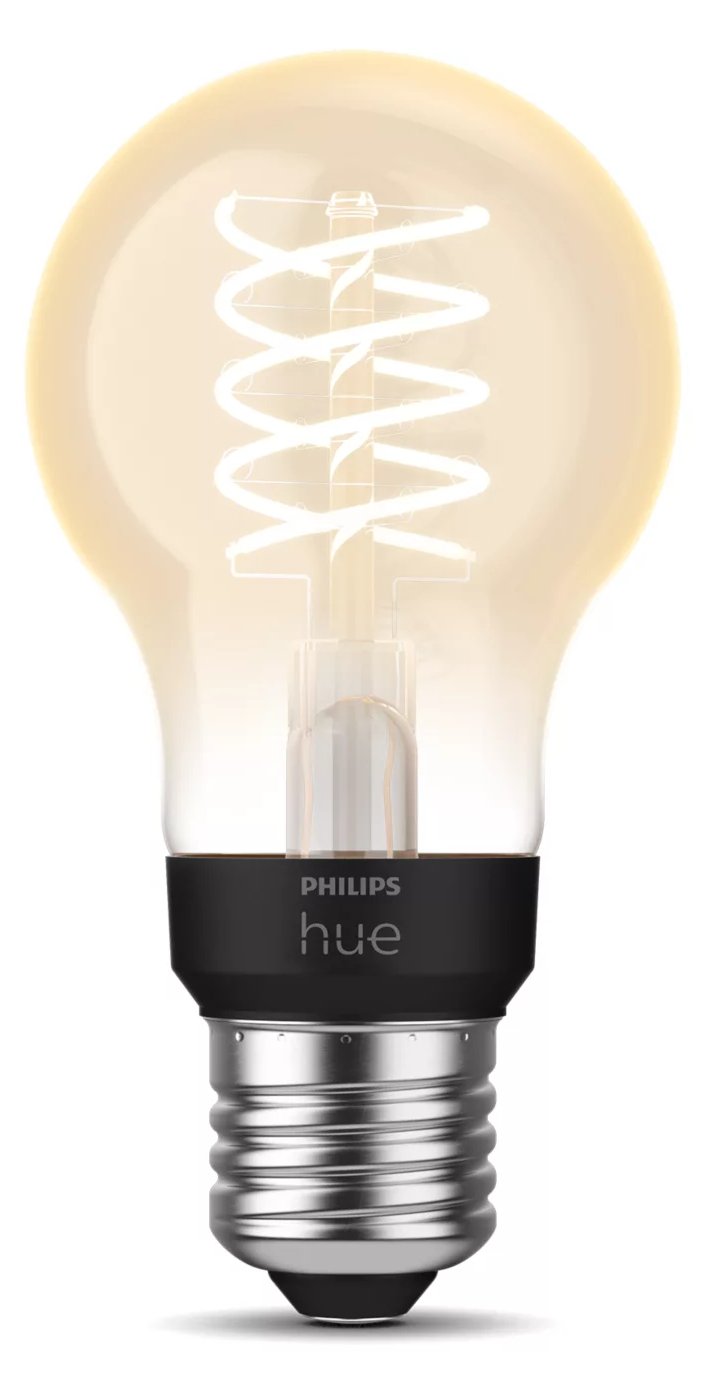 Philips Hue White - Glühbirne mit LED-Filament - Form: A60 - E27 - 7 W (Entsprechung 40 W)