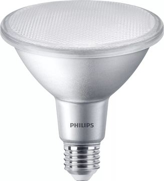 Philips LED-Spot-Glühbirne - Form: PAR38 - klar Finish - E27 - 9 W (Entsprechung 60 W) von LumaTech