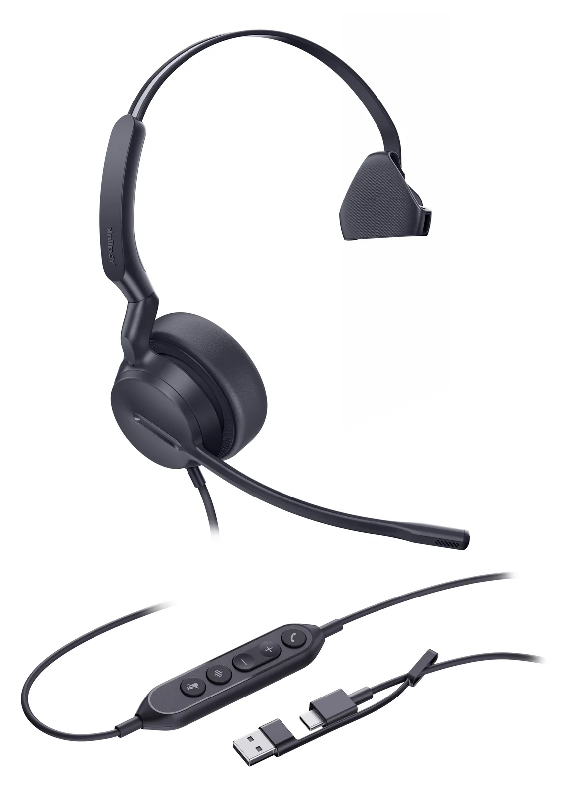 Yealink Headset UH42 Mono USB-C/A - Headset - Mono, Ansicht 3