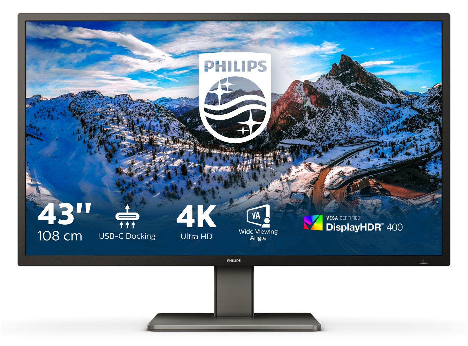 Philips P-line 439P1 - LED-Monitor - 109.2 cm (43)