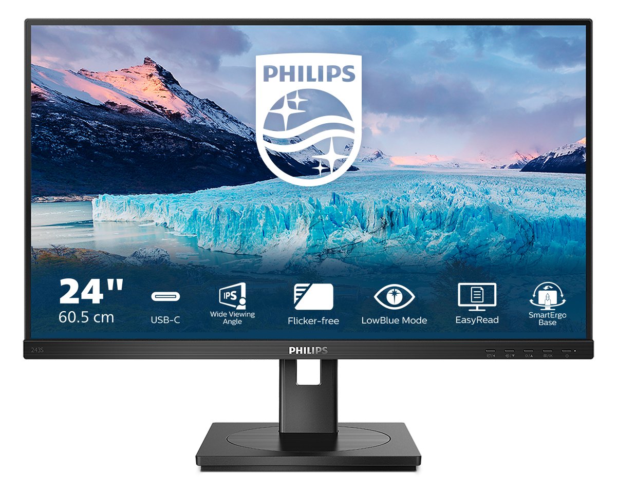Philips S-line 243S1 - LED-Monitor - 61 cm (24)