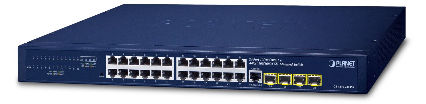 Planet GS-4210-24T4SR - Switch - L4 - managed