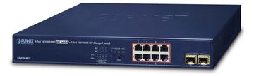 Planet GS-4210-8P2S - Switch - L4 - managed - 8 x 10/100/1000 (PoE+) von LumaTech