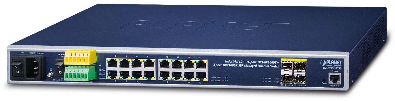 Planet IGS-5225-16T4S - Switch - L2+ - managed